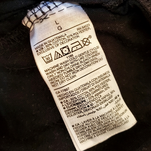 Star Wars Neon Graphic Printed Black T-Shirt (Large) - Picture 8 of 8